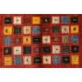 thumbnail image 1 of Ahgly Company Machine Washable Indoor Rectangle Contemporary Sienna Brown Area Rugs, 8' x 10', 1 of 7
