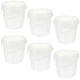 thumbnail image 5 of 6pcs Food Grade Ice Cream Storage Bucket Thick Plastic Transparent Refrigerator Bucket, 5 of 5