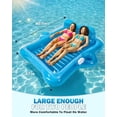 thumbnail image 6 of Inflatable Tanning Pool Lounger Float, 80" x 66"Pool Floats Adult with Automatic Spray Cooling, 5 in 1 Suntan Tub Raft , Sunbathing Bed Lounge for Pool Party Yard Tanning Summer Gift, 6 of 14