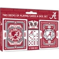 thumbnail image 2 of MasterPieces Officially Licensed NCAA Alabama Crimson Tide 2-Pack Playing cards & Dice set for Adults, 2 of 4