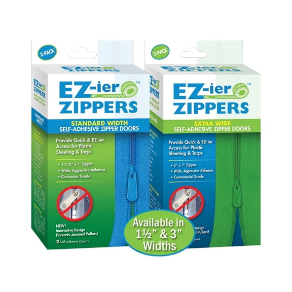 EZ-ier Zipper Doors, 2 pk, Extra Wide