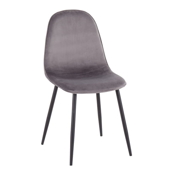 Nmkwnr Pack of 2 Upholstered Fabric Dining Chair Side Chair for Living Room, Dining Room, Gray