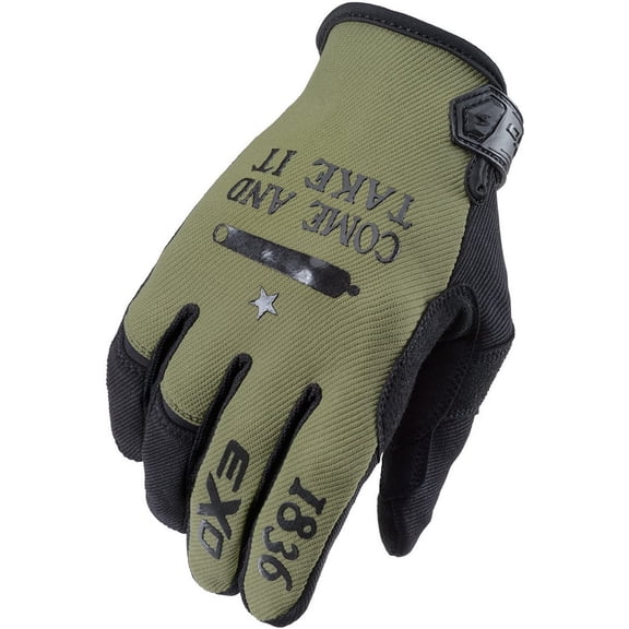 Scorpion Moto-Flex Lone Star Mens Textile Motorcycle Gloves Olive XXL