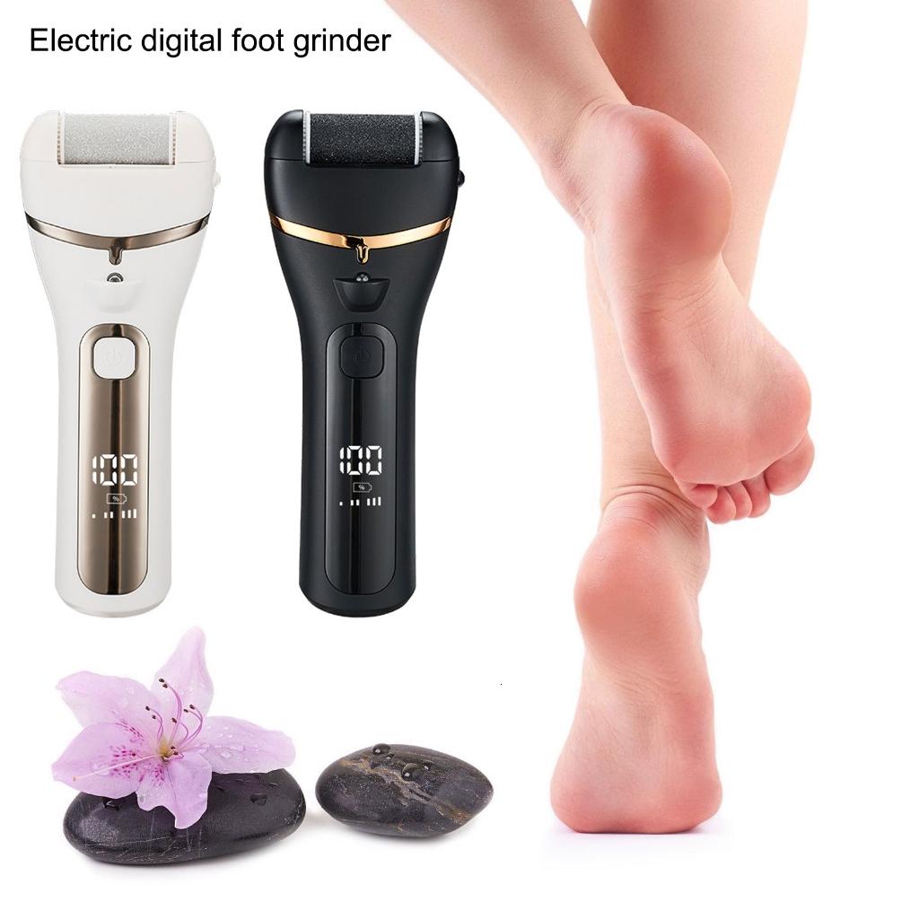 LED Power Display Foot Sander Adjustable Speeds Rechargeable Operation
