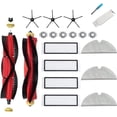 thumbnail image 1 of Paquete de 19 piezas de repuesto compatibles Kit de accesorios para Xiaomi Roborock S5 max S6 Pure S6 maxV E35 S5 S50 Aspiradora Fregona Filtro de rodillo de cepillo lateral principal Xemadio WLJ-2759, 1 of 1