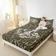 thumbnail image 4 of Homewish Country Camo Pattern Bed Sheets,Mallard Duck King Sheets,Green Camouflage Sheet Set For Girls Kids,Super Cozy Room Decor,4-Piece, 4 of 7