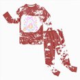 thumbnail image 2 of KPOPLK Girls Halloween Outfit Set 2-8T Two Piece Cute Print Long Sleeve Crewneck Pajamas Toddler Girl Sleepwear Jammies Size 4Y, 2 of 8