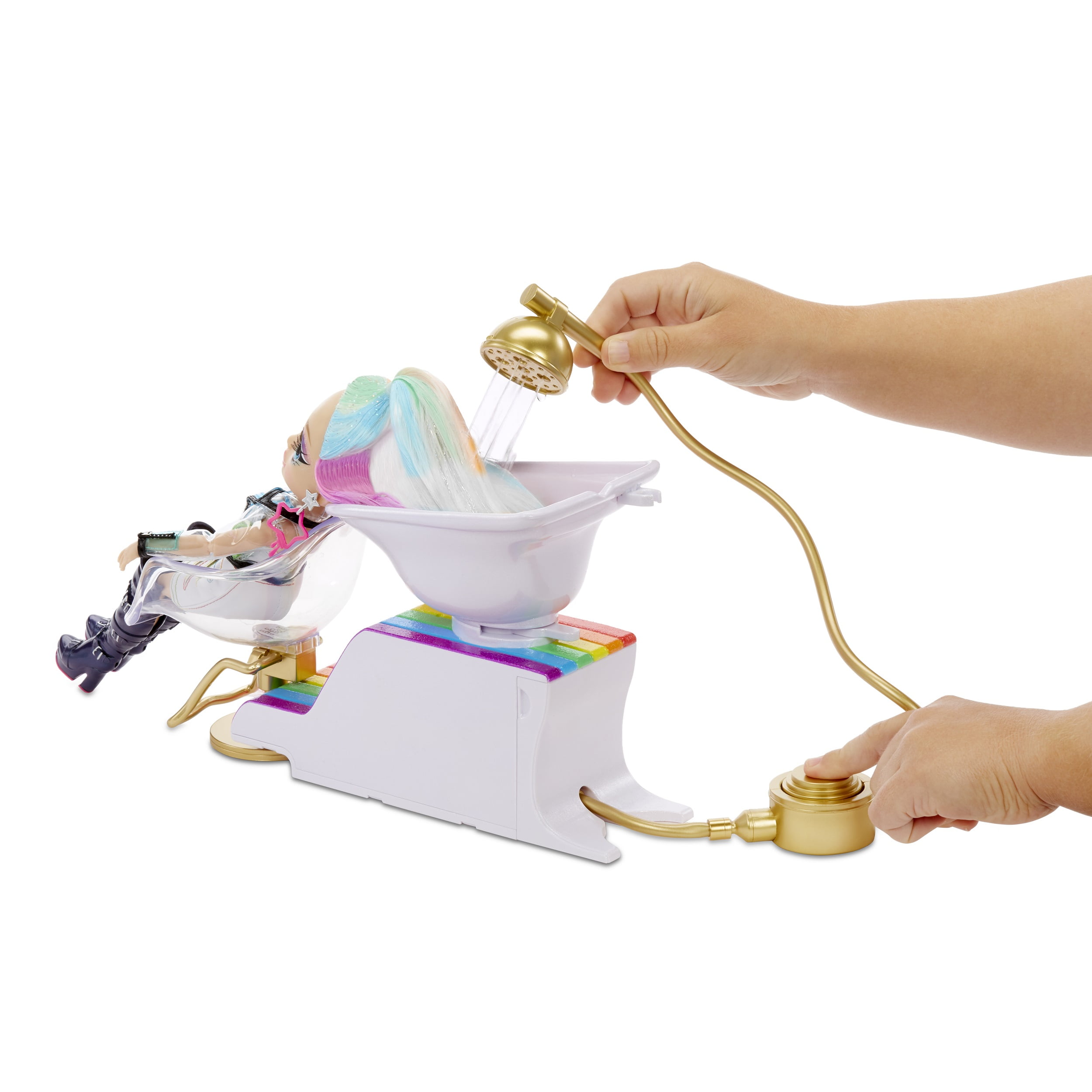 New Rainbow High Salon Playset with Rainbow of DIY Washable Hair Color Foam 