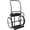 Black 50, variant on 4 in 1 Bedside Commode Chair, Transport Shower Wheelchair Toilet Rolling Chair with Brakes and Crutch Holder, 350lbs Capacity for Elderly Disabled
