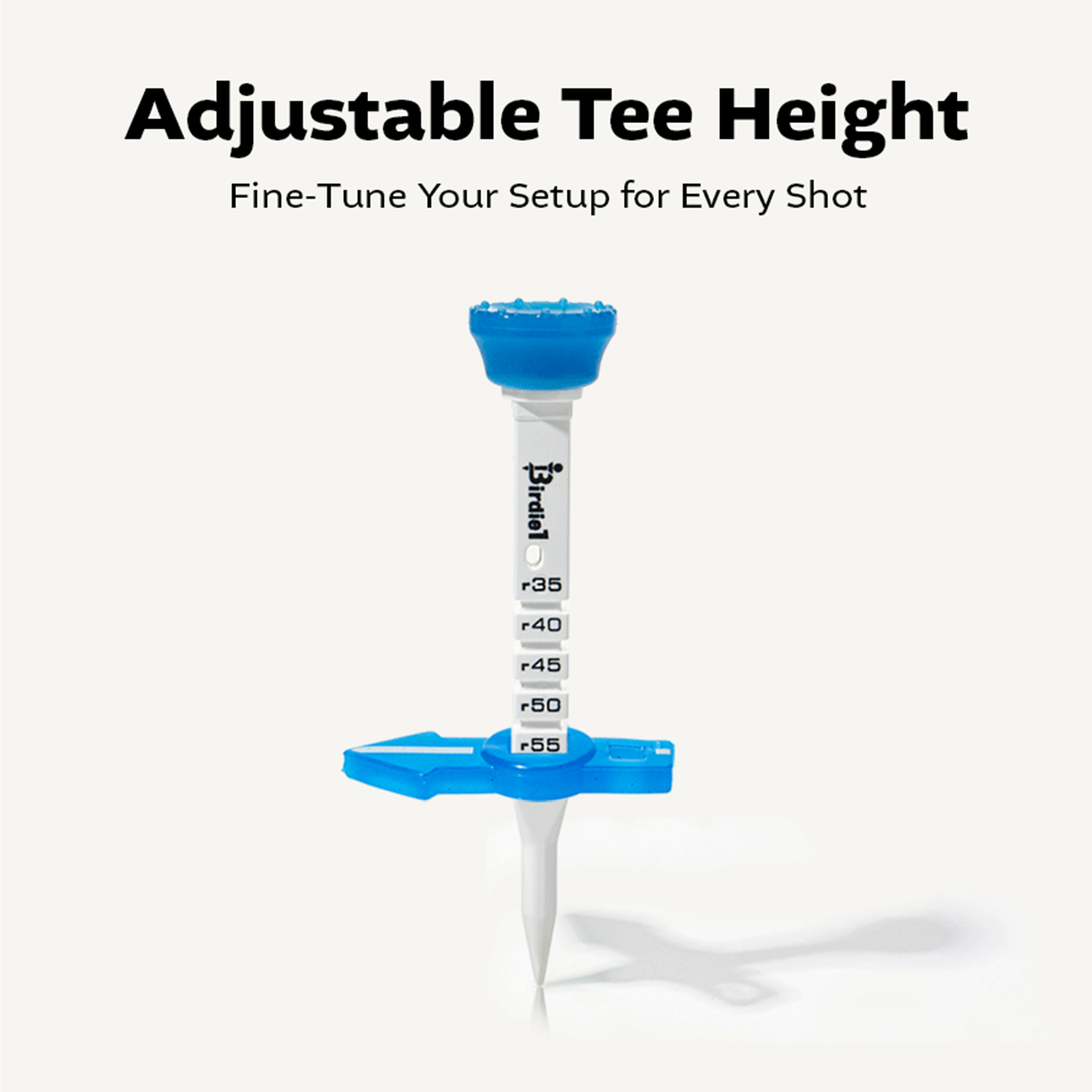 Birdie1 Smart Golf Tees (Long Tees+Short Tees) 4P (Yellow+Green+Blue+Orange), Gift Set