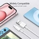 thumbnail image 3 of Cable Carplay para coche, paquete de 3 unidades USB-A a USB-C para iPhone y iPad, 3 of 5