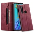 thumbnail image 1 of For Huawei P30 Lite New Edition Huawei nova 4e Huawei P30 Lite Wallet Case AUTSPACE A01 Leather Stan, 1 of 5