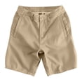 thumbnail image 5 of Yuhangmm Men's Shorts, Versatile Casual Shorts For Men Summer Solid Colors Easywear Comfort Fit Breathable Lightweight Everyday Leisure Beige S, 5 of 5