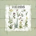thumbnail image 2 of Robinson, Carol 12x12 White Modern Wood Framed Museum Art Print Titled - Shiplap Herbs, 2 of 4