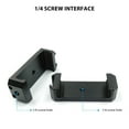 thumbnail image 2 of Adjustable Mobile Phone Holder Lightweight Aluminum Alloy with 1/4 Screw Hole for Microphones Lights And Stabilizers, 2 of 9