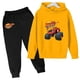 thumbnail image 4 of Conjunto de sudaderas con capucha para niños y niñas, sudaderas con capucha de dibujos animados y pantalones largos, traje de 2 piezas, conjuntos para niños, ropa de Blaze y los Monster Machines, 4 of 5