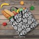 thumbnail image 5 of Disketp Tropical Leaves Bolsa Tote de Lona para Mujer, Bolso de Hombro y Cruzado con Cierre de Cremallera, 5 of 7