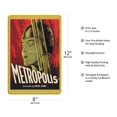 thumbnail image 2 of Fritz Lang’s Metropolis - Starring Bridgitt Helm - Vintage Film Movie Poster c.1927 - 8 x 12 inch Vintage Wood Art Sign, 2 of 4