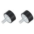 thumbnail image 1 of Unique Bargains M10 Rubber Vibration Shock Absorption Mount W Thread Stud 1.57" x 0.79" 2pack, 1 of 6