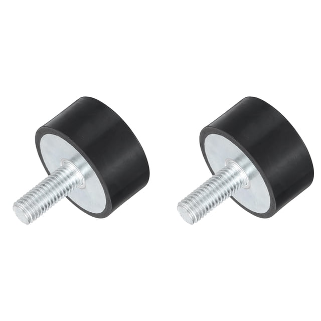 Unique Bargains M10 Rubber Vibration Shock Absorption Mount W Thread Stud 1.57" x 0.79" 2pack