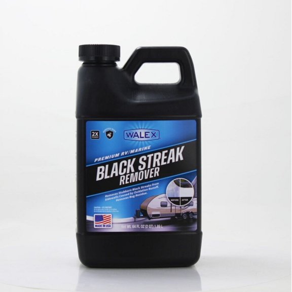 Walex Black Streak Remover, Exterior Cleaning Solution for RVs, Campers, Trailers, Marine Boats, 64 oz