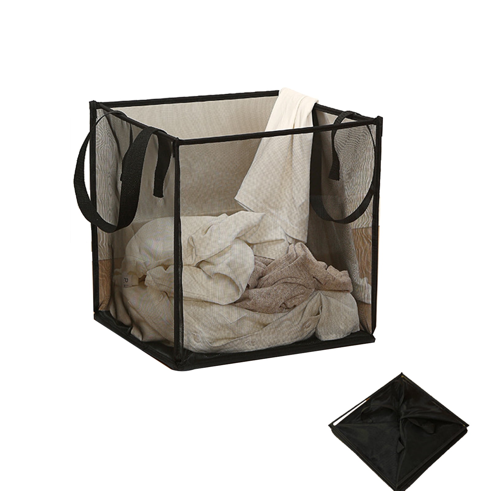 Tripumer Laundry Hamper Bag with Handles Pop up Laundry Baskets