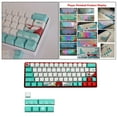 thumbnail image 3 of PBT Sublimation 71 Key Full Set for GK64 RK61 - Multicolor, English, 3 of 8