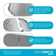 thumbnail image 6 of BIRDROCK HOME 4-Panel Hammered Metal Christmas Tree Collar - Stylish Holiday Tree Skirt Alternative - Durable Iron Construction Base Cover - Protects Tree Base from Pets - Easy Assembly - Silver, 6 of 9