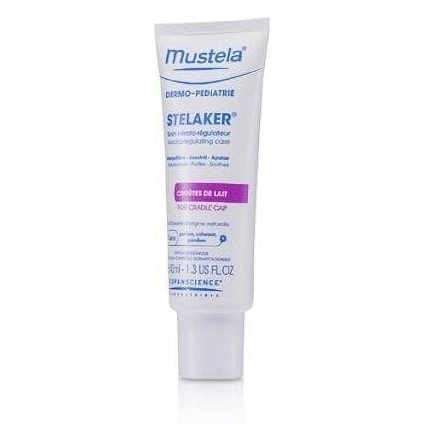 Mustela Cradle Cap Cream, Fragrance Free, 1.35 fl oz (40 ml)