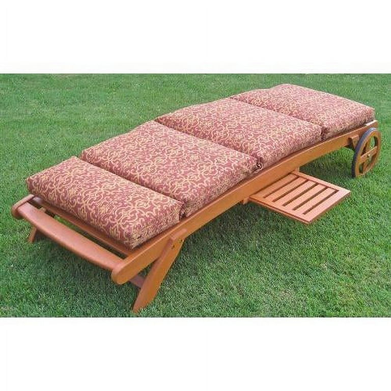 International Caravan Royal Tahiti Outdoor Chaise Lounge with Multi Sectional Deck International Caravan Royal Tahiti Outdoor Chaise Lounge with Multi Sectional Deck