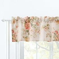 Greenland Home Fashions Grace Traditional Farmhouse Floral Window Valance, 84" Wide x 16" Long, With 2-inch Header