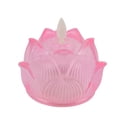 thumbnail image 4 of Flower Lamp,  Lamp Yellow Light LED Imitation Glass  For Office For Home Pink, 4 of 8