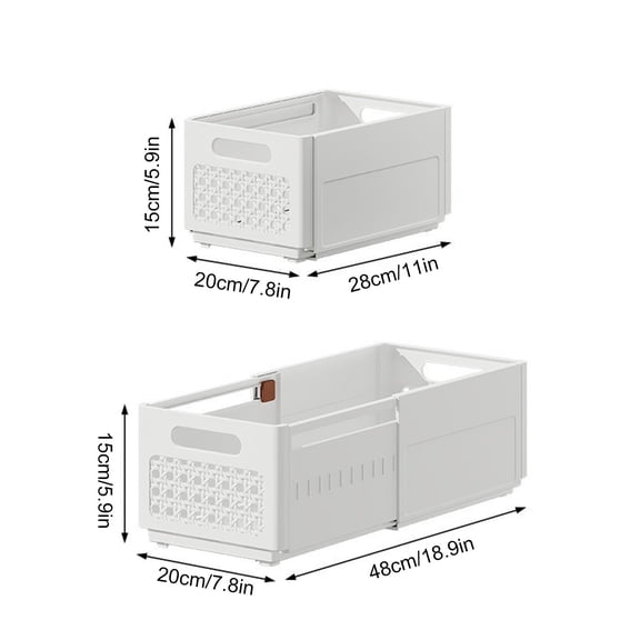 Home Storage - Clothes Storage Box Retractable Home Wardrobe Storage Box Pants Clothing Storage Box Drawer Type Classification Sorting Box Storage Trunks & Bag