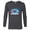 Charcoal Heather, variant on Marvel Spider-Man Toony Family Sister of the Birthday Kid - Long Sleeve T-Shirt for Men - Customized-White