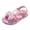 Pink, variant on Kids Sandals Beach Slides for Girls Everyday Casual Outdoor Vacation Fixed Design Open Toe Footwear Ages 3-12 Years Play And Adventure