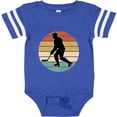 thumbnail image 3 of Inktastic Hockey Player Retro Sunset Boys or Girls Baby Bodysuit, 3 of 5