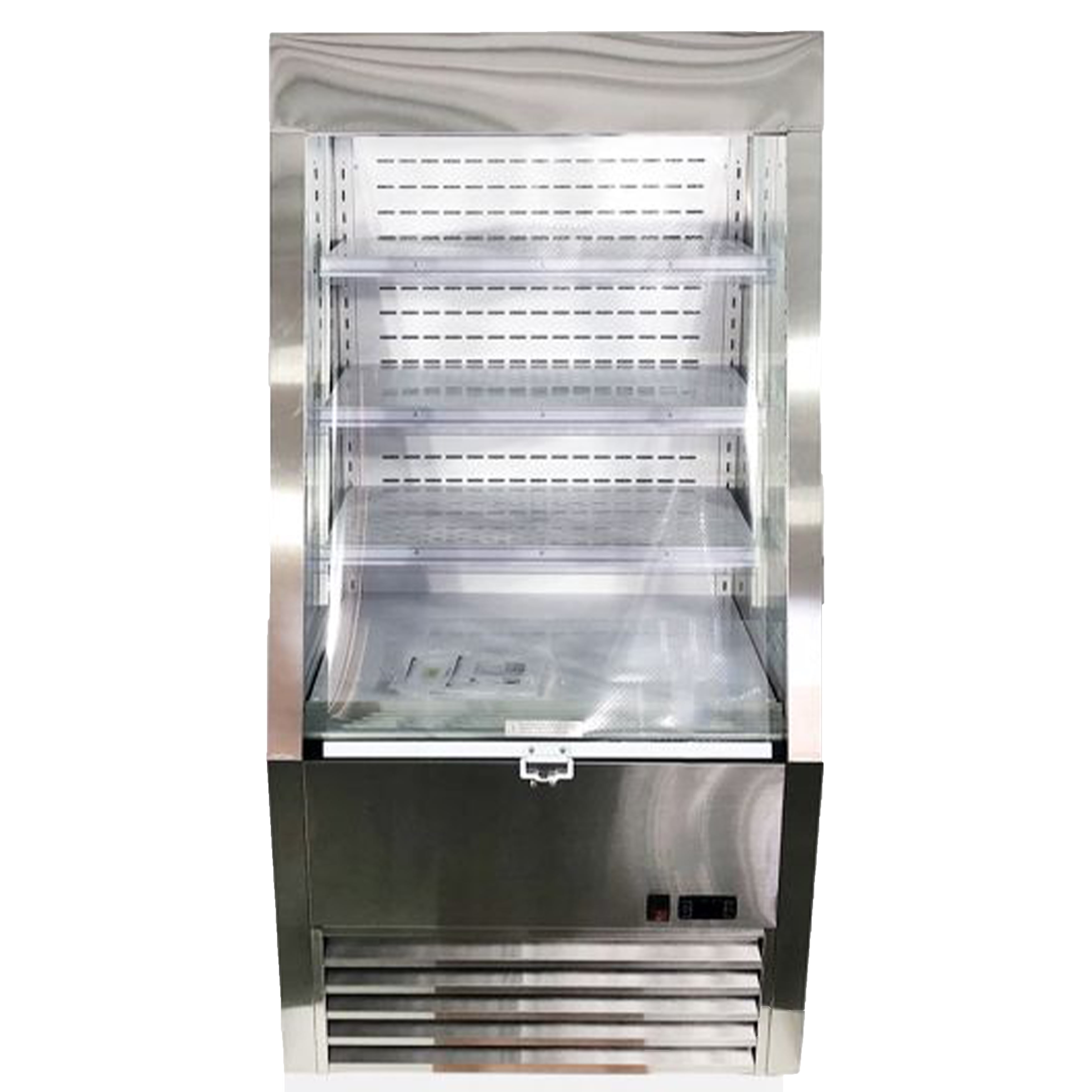 NSF 29 in. Countertop Refrigerator, Open Air Refrigerator Display 8.6 Cu.Ft. Beverage Food Chiller