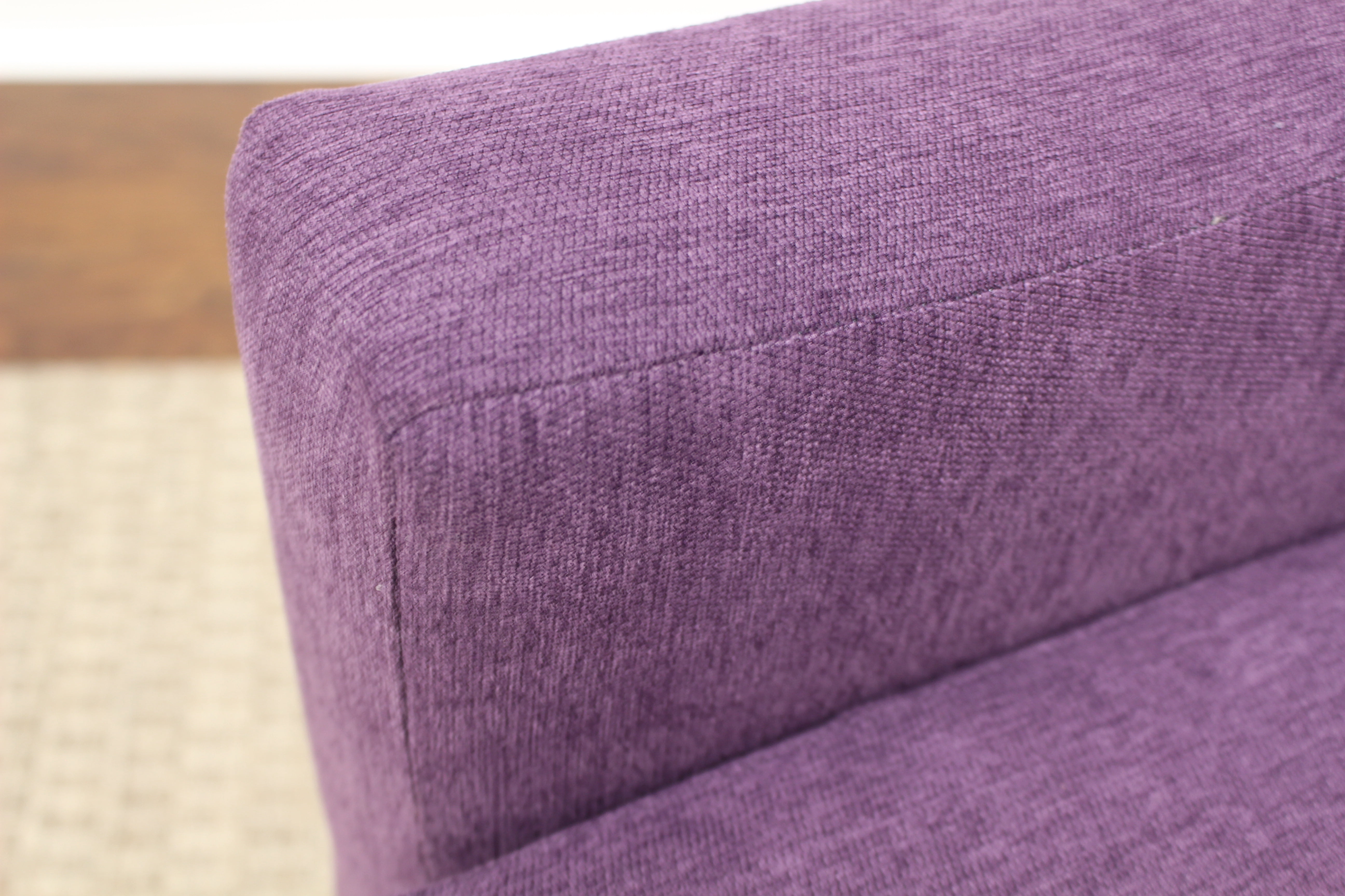 Fox Hill Trading Emma Lounge Chair, Eggplant