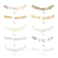 thumbnail image 2 of mmirethe 1pcs Set 16.4ft Gold Paper Card Happy Birthday Banner Birthday Decorations Happy Birthday Decorations For Birthday Party Gold 16.4ft, 2 of 6