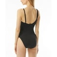thumbnail image 2 of Michael Kors Women's Chain Detail One Piece Swimsuit Black Size 12, 2 of 3
