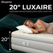 Beautyrest 20 in. Luxaire Full Size Luxury Air Mattress with Auto Shut-off Pump, Cooling Top