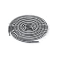 thumbnail image 1 of INSPIRE CHIC Unisex Round Rope Dual Colored Striped 1/5 Thick Boot Shoelace 70cm / 27.55" White Gray, 1 of 4