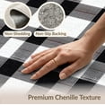 thumbnail image 6 of ODIKA 5'x7' Washable Area Rug Plaid Under Checkered Farmhouse Welcome Doormat Layering Layered for Small Living Room, Bedroom, Easy Care, Non-Shedding, Pet Friendly, 6 of 7
