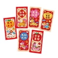 thumbnail image 2 of 6 Pack 2026 Chinese Lunar New Year Red Envelopes, Year of the Horse Themed Hong Bao for Money Gifts, Gold Foil Printed Design for Festive Occasions, 2 of 6