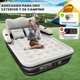 thumbnail image 3 of HEEDU Colchón de Aire Inflable con Cabecero, Bomba de Aire Eléctrica Inalámbrica, 2 Almohada Inflable, Inflado Rápido Automático, Cama Inflable Q, 3 of 7