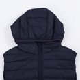 thumbnail image 5 of Baberdicy Puffer Vest Women's Lightweight Mid Length Hooded Down Vest Down Jacket Hooded Vest Womens Vest Navy, 5 of 6