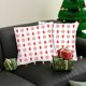 thumbnail image 1 of Juego de fundas de almohada navideñas de 45x45 cm (18x18 pulgadas) con diseño de árbol de Navidad. Almohadas rojas decorativas para el hogar, ideales para la decoración navideña de invierno., 1 of 6