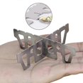 thumbnail image 4 of STAINLESS STEEL Cross Support Pan Stove Kettle Meals Accessory for Camping Stove Hiking Stove Gas Stove Alcohol Stove Outdoor Kitchen Picnic, 4 of 5