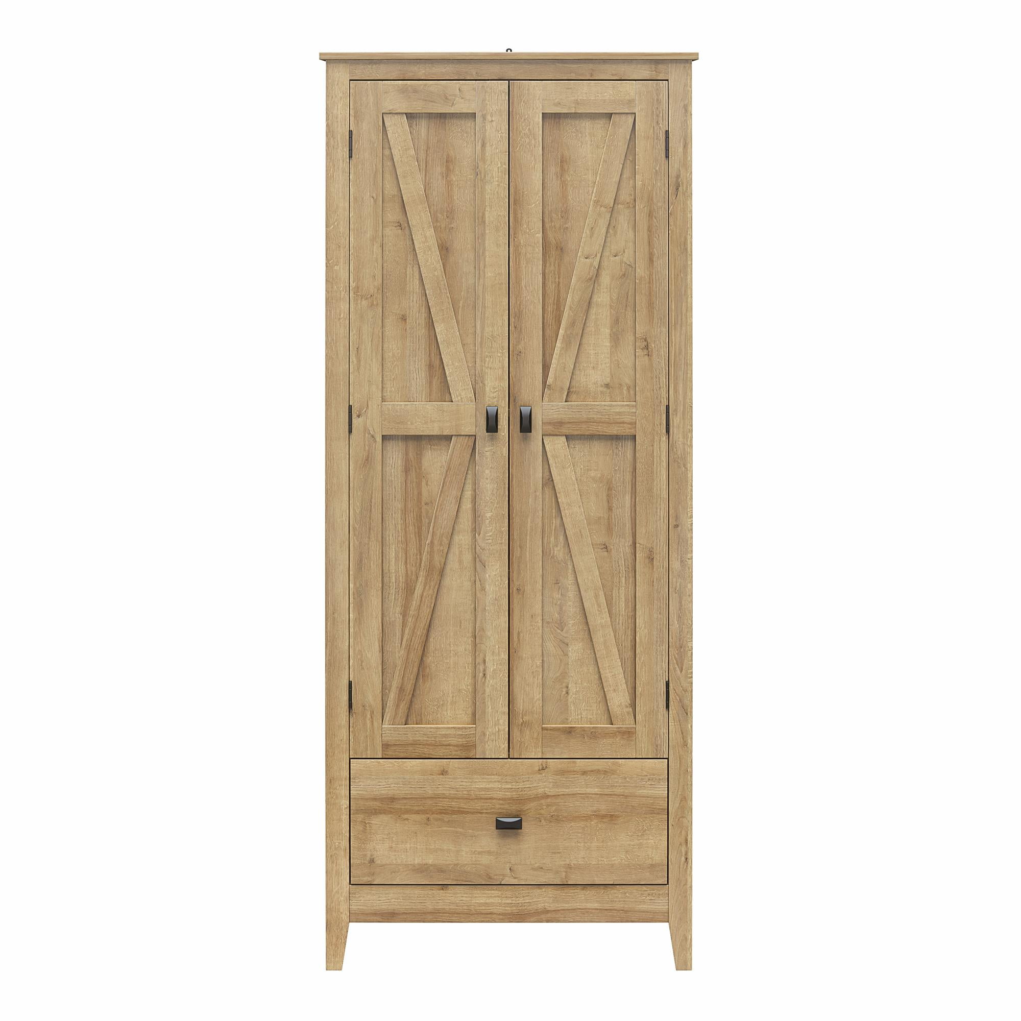 Farmington 30" Wide Storage Cabinet, Natural