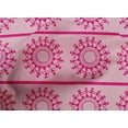 thumbnail image 4 of oneOone Cotton Poplin Fabric Stripe & Mandala Block Print Sewing Fabric BTY 42 Inch Wide, 4 of 4